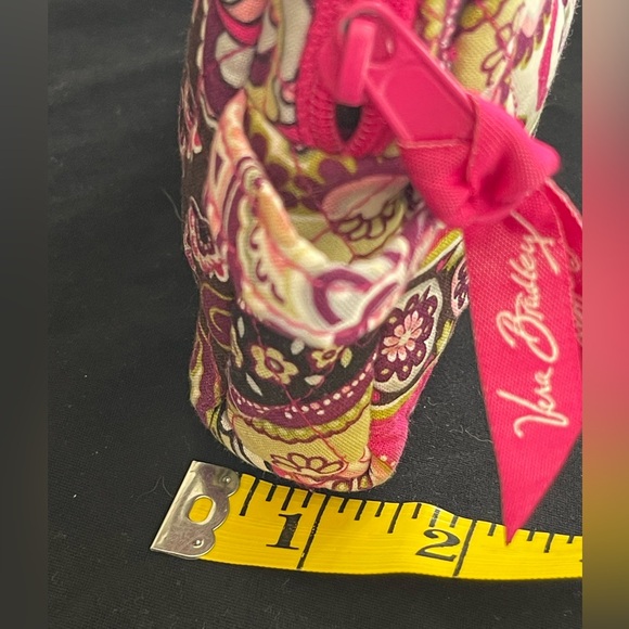 Vera Bradley Quilted Hobo Bag vintage Very Berry Quilted makeup cosmetic pink - Picture 6 of 7